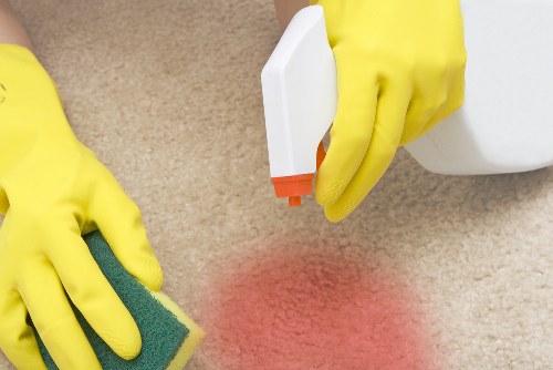 Mayfair Cleaners team performing deep cleaning
