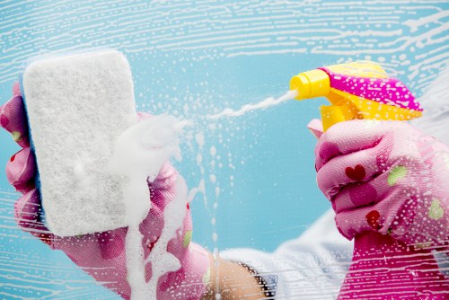 Satisfied clients with pristine clean space