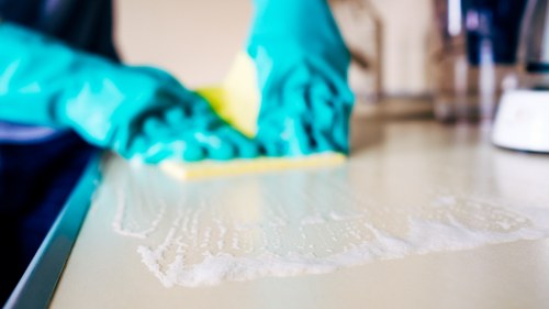 Clean and fresh upholstered furniture after professional cleaning