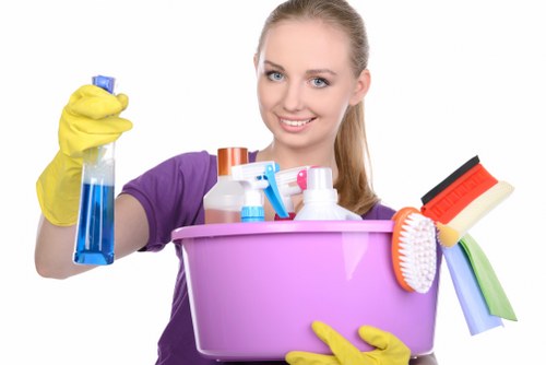 Satisfied business professionals in a clean Mayfair office environment